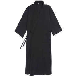 Bademantel Schnürung Langarm Kleid Home Kimono Locker Lounge Herren Nachthemd