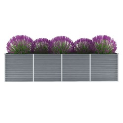 Hochbeet Pflanzbeet Metall Gemüsebeet Pflanzkasten Stahl Blumenbeet Garten