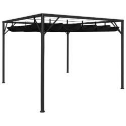 Gartenpavillon Ausziehbares Dach 3x3m Pavillon Pergola mehrere Auswahl vidaXL