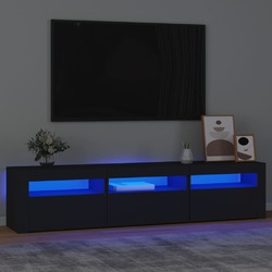 TV Schrank mit LED-Leuchten Lowboard Fernsehschrank mehrere Auswahl vidaXL