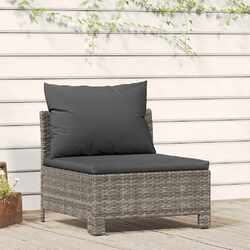 Garten Lounge Set Kissen Gartenmöbel Sofa Garnitur Sitzgruppe Poly Rattan vidaXL