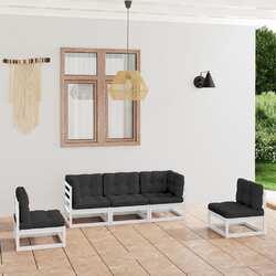 Garten Lounge Set Gartenmöbel Sofa Sitzgruppe 5-tlg. Kiefer Massivholz vidaXL