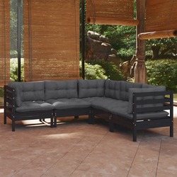 Garten Lounge Set Gartenmöbel Sofa Sitzgruppe 5-tlg. Kiefer Massivholz vidaXL