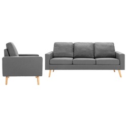 Sofagarnitur Stoff Couch Polstersofa Sofa Loungesofa mehrere Auswahl vidaXL