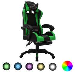 Gaming Stuhl mit RGB LED-Leuchten Chefsessel Bürostuhl Mehrere Auswahl vidaXL