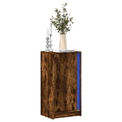 LED Sideboard Kommode Anrichte Highboard Beistellschrank Betongrau vidaXL