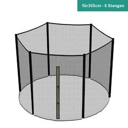 Trampolin Ersatzteile Randabdeckung Sicherheitsnetz Schutznetz 244 305 366 427cm