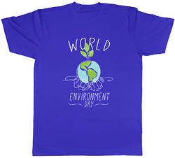 Herren-T-Shirt Weltumwelttag Hold the World like a Plant Geschenk