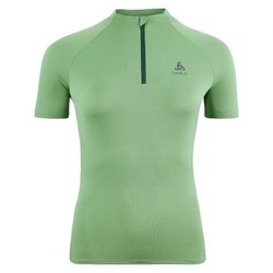 Odlo Damen T-Shirt Crew Neck s/s 1/2-Zip Trail Running Shirt 313801