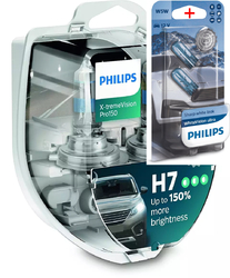 Philips X-tremeVision Pro150 H1 H4 H7 Alle Typen Freie Wahl 2 Stk. + W5W WV
