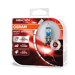 OSRAM NIGHT BREAKER LASER +150% NEXT GENERATION H1 H3 H4 H7 HB3 HB4 H8 H11