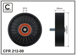 CAFFARO Umlenk-/Führungsrolle Keilrippenriemen 212-00 Kunststoff für HYUNDAI i30