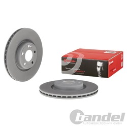 2X BREMBO BREMSSCHEIBEN 320mm BREMSSCHEIBE ZWEITEILIG INNENBELÜFTET HINTEN