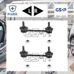 2x ORIGINAL® Gsp Stange/Strebe, Stabilisator Hinten, Links, Rechts für Fiat