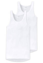 2er-Pack Schiesser Original Classics Feinripp Herren Unterhemd ärmellos 005121