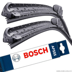 BOSCH Scheibenwischer Wischerblätter Satz AEROFIT AF555 600mm 400mm für VAG