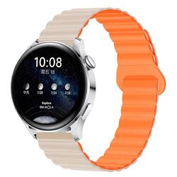 Armband für Samsung Galaxy Watch6/5/5Pro/4/3 Silikon Ersatzband 20mm magnetisch