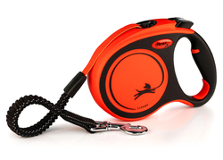 flexi XTREME L Gurtleine schwarz/orange 5m