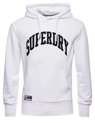 Superdry Sweatshirt Herren Weiß Uni Arch Mono M2011373A Kapuzenpullover Neu A