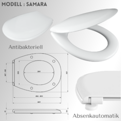 Toilettendeckel WC Sitz mit und ohne Absenkautomatik Klodeckel Klobrille DeckelAuswahl aus Über 20 Modellen - D-Form - U-Form - O-Form