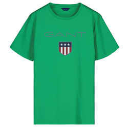 GANT Jungen T-Shirt - Teen Boys SHIELD Logo, Kurzarm, Rundhals, Baumwolle, un...Jungen T-Shirt - Teen Boys SHIELD Logo, Kurzarm, Run...