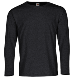 Fruit of the Loom Valueweight Long Sleeve T Shirt Langarm FOL