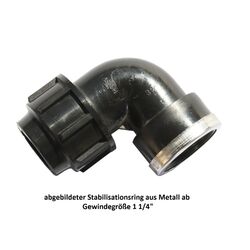 PE Rohr PP Verschraubung Fitting Klemmverbinder Wasserleitung Trinkwasser Muffe