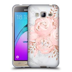 NATURE MAGICK PINK GLITZER BLUMEN AUF MARMOR GEL HANDYHÜLLE FÜR SAMSUNG HANDYS 3