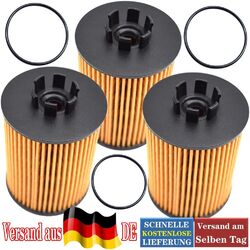 3 Ölfilter Für Opel Agila Combo Astra F G H Corsa B C D Meriva Tigra 1,0 1,2 1,4