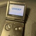 Nintendo Game Boy Advance SP Handheld-Konsole – Schwarz mit neuem...