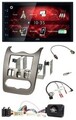 JVC DAB USB Bluetooth 2DIN Lenkrad Autoradio für Dacia ab 2012 dunkelsilber