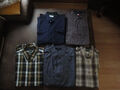 5 x Herrenhemd, G: XL, bunt, Hilfiger, RED GREEN, Fairbanks