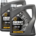 8 LITER MANNOL 5W-30 MOTORÖL ENERGY FORMULA OP 5W30 ÖL DEXOS 2 ACEA C2 C3