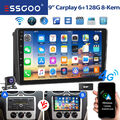 Android 14 Autoradio DAB+ Für Ford Focus Transit MK7 Fiesta Kuga GPS NAVI 6+128G