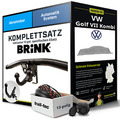 Anhängerkupplung BRINK abnehmbar für VW Golf VII Kombi +E-Satz Kit NEU