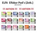 Elfbar ELFA Pods 20mg - alle Sorten - & Leerpods Mehrweg Pod Kit Elfbar 600