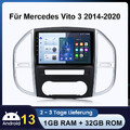 Für Mercedes Vito W447 Autoradio 2014-2020 1+32G Android13 carplay  GPS BT DAB+ 