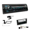 Kenwood CD-Receiver Autoradio DAB+ Bluetooth für Ford Kuga schwarz mit Canbus