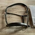 Lederhalfter Eskadron Halfter ELEGANCE Darkbrown WB mit Lammfell-Unterlagen