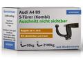 ANHÄNGERKUPPLUNG abnehmbar für Audi A4 B9 Avant ab 15 +13pol E-Satz spezifisch