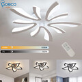 LED Deckenleuchte Dimmbar Modern Deckenlampe Fernbedienung APP Wohnzimmer Blume