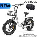 SAMEBIKE 20 Zoll 500W Elektrofahrrad 36V 13Ah Mountainbike  Pendeln Stadt E-Bike