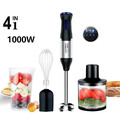 4in1 1KW Elektrische Pürierstab Hand Blender Stabmixer Multifunktional Handmixer