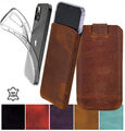 Hülle für iPhone 12 Pro Max Tasche Schutz Cover Leder Etui + Slim Silikon Case