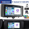 CarPlay Für Smart Fortwo 451 2011-2015 Android 13 32G Autoradio GPS MIC DAB+ Kam