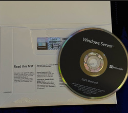 Microsoft Windows Server 2022 Standard 64-Bit-Lizenz und DVD 16 Core