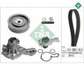 Wasserpumpe + Zahnriemensatz INA 530016230 für VW Golf II