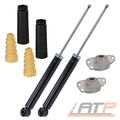 2x STOßDÄMPFER HINTEN MIT DOMLAGER UND PROTECTION-KIT FÜR VW TOURAN 1T 03-