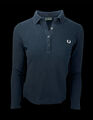 FRED PERRY Damen Casual Poloshirt Schwarz Gr.S