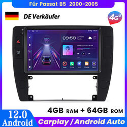 Für VW Passat B5 2000-2005 Android12 Autoradio GPS Navi Sat 8 Core Carplay BT 4G